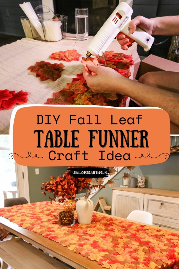 DIY Fall Leaf Table Runner