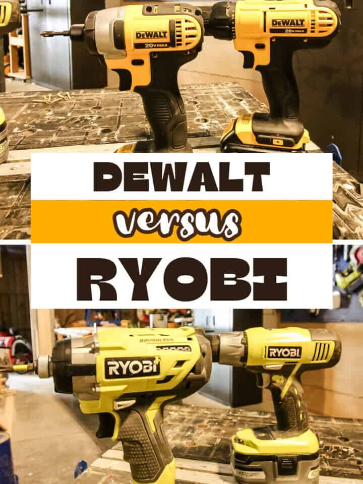 Dewalt versus Ryobi Drill and Driver - Charleston Crafted