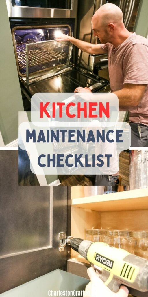 kitchen maintenance checklist