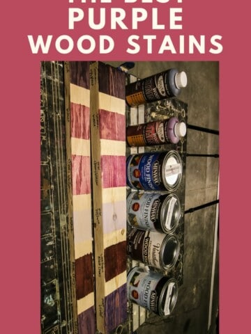 the best purple wood stains