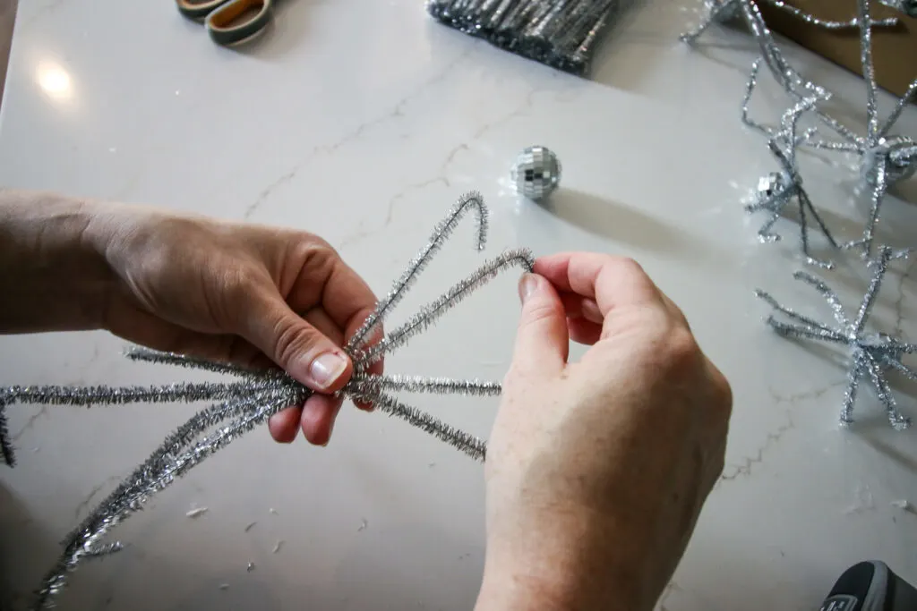 pipe cleaner spider legs