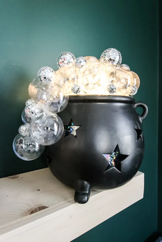 disco ball cauldron