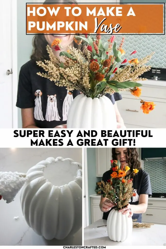 How to make a DIY pumpkin vase