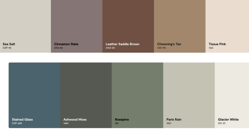 benjamin moore 2025 colors of the year