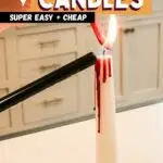 how to make bleeding candles