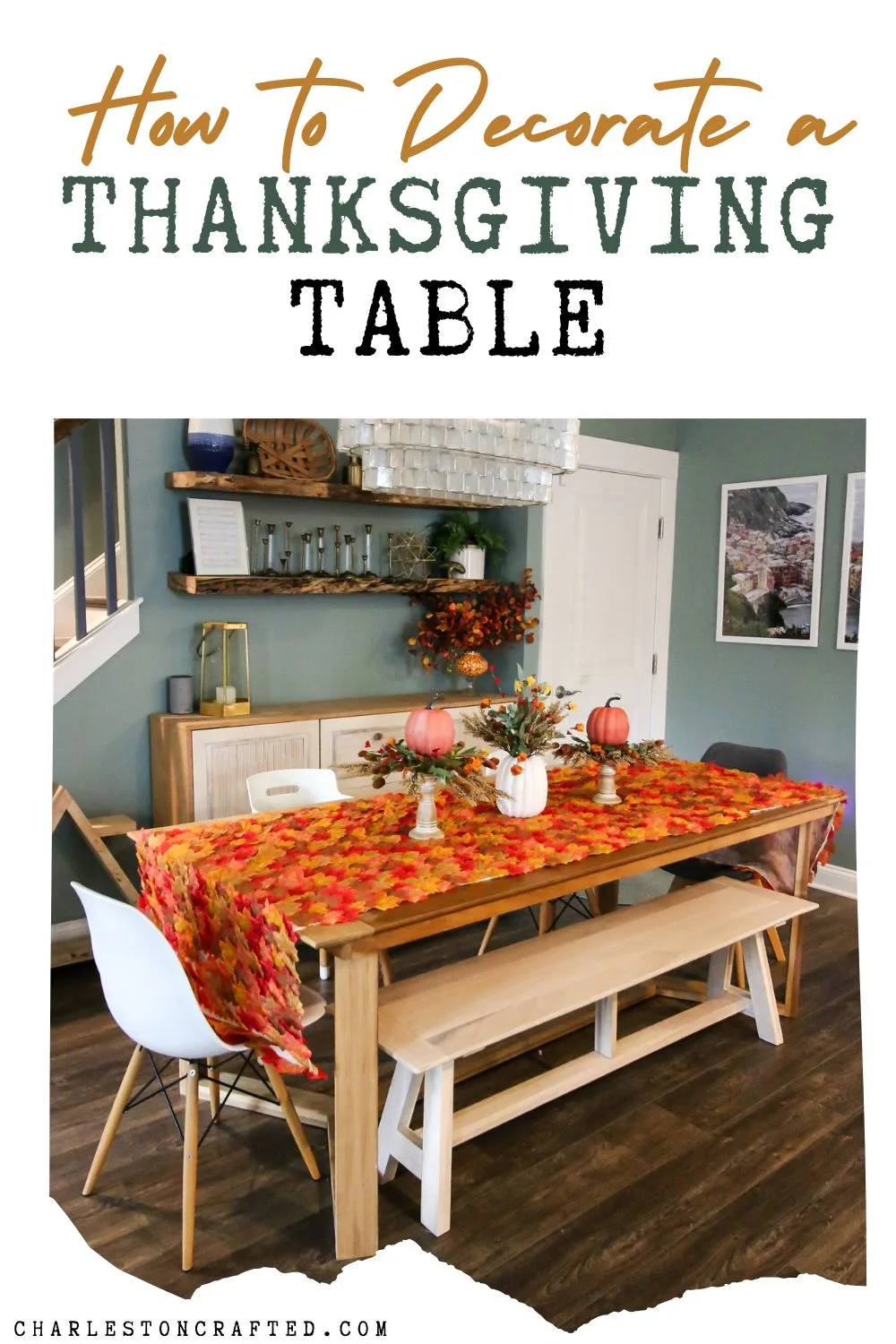 how to decorate a thanksgiving table