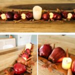 apple and cinnamon stick fall centerpiece