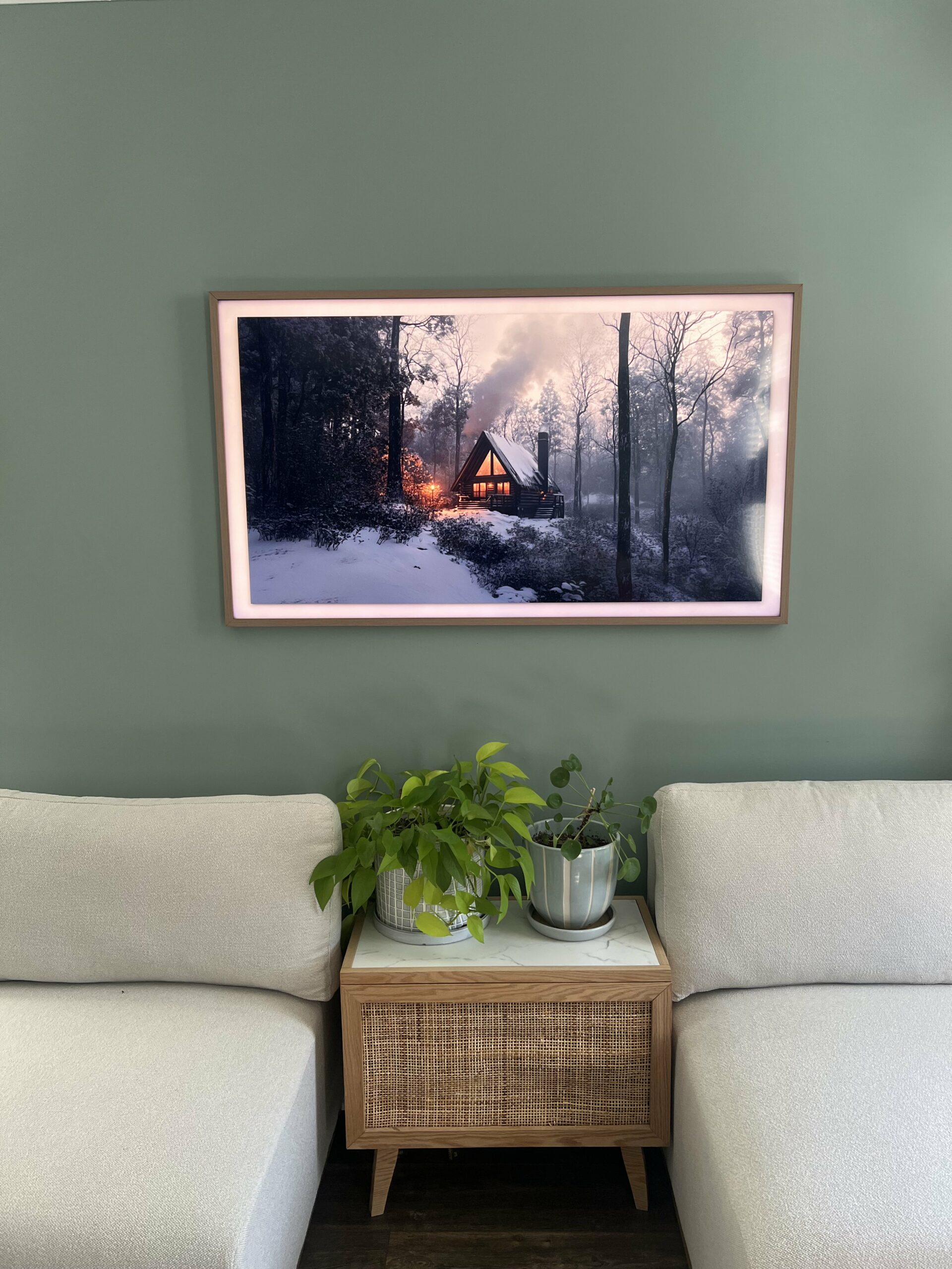 frame tv winter art