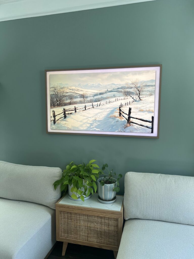 frame tv winter art