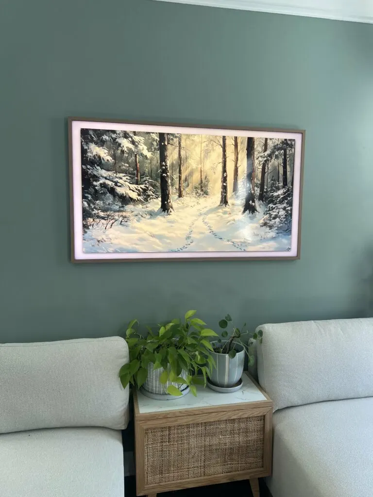 frame tv winter art