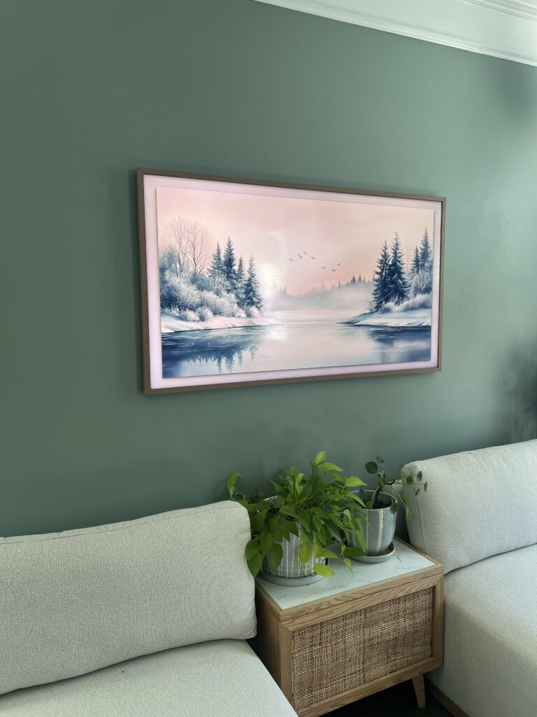 frame tv winter art