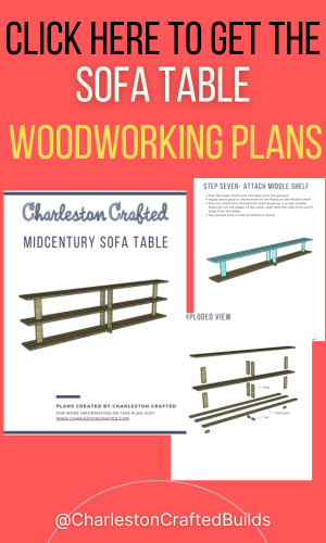 Sofa table woodworking plans