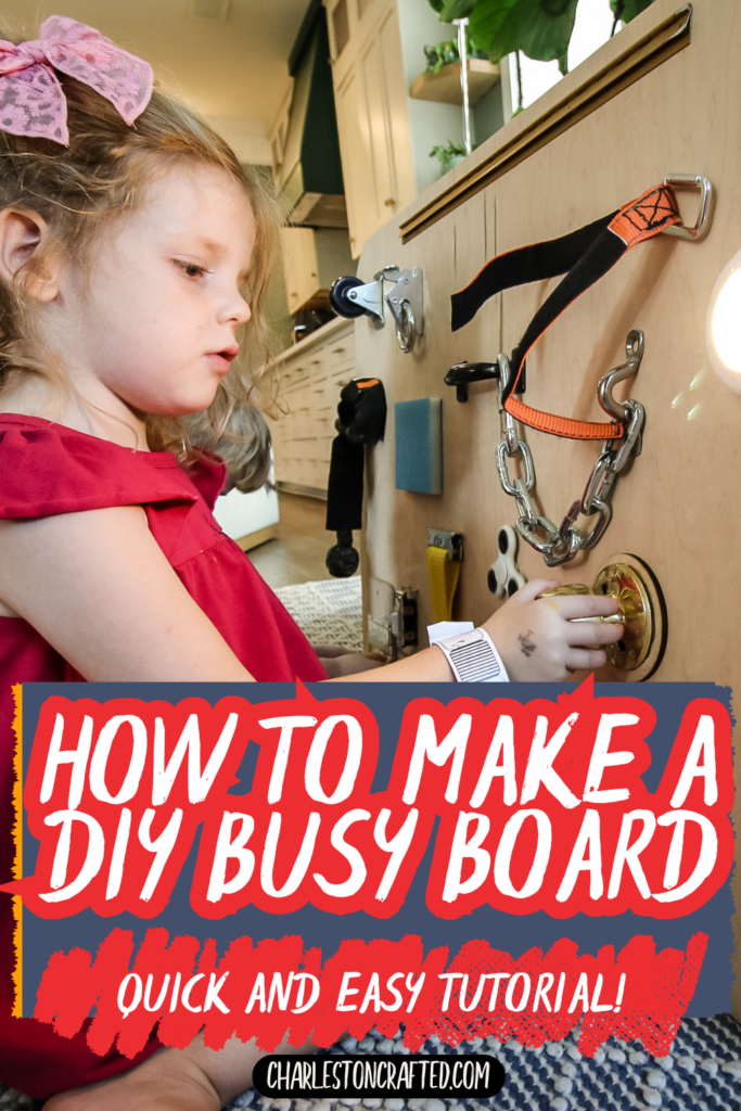 DIY busy board - Charleston Crafted