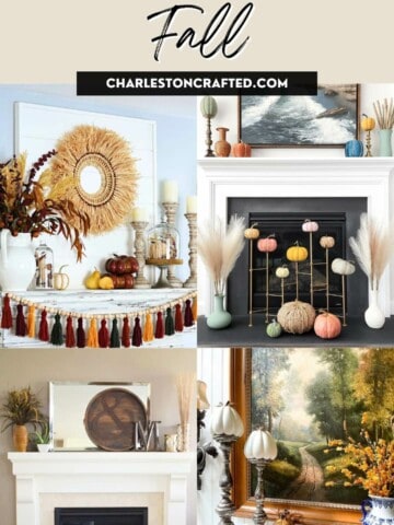 best fall fireplace decor ideas