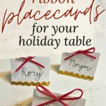 ribbon placecards