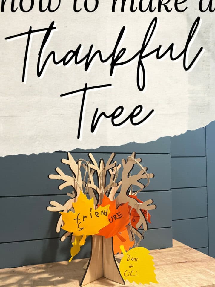 DIY thankful tree - Charleston Crafted