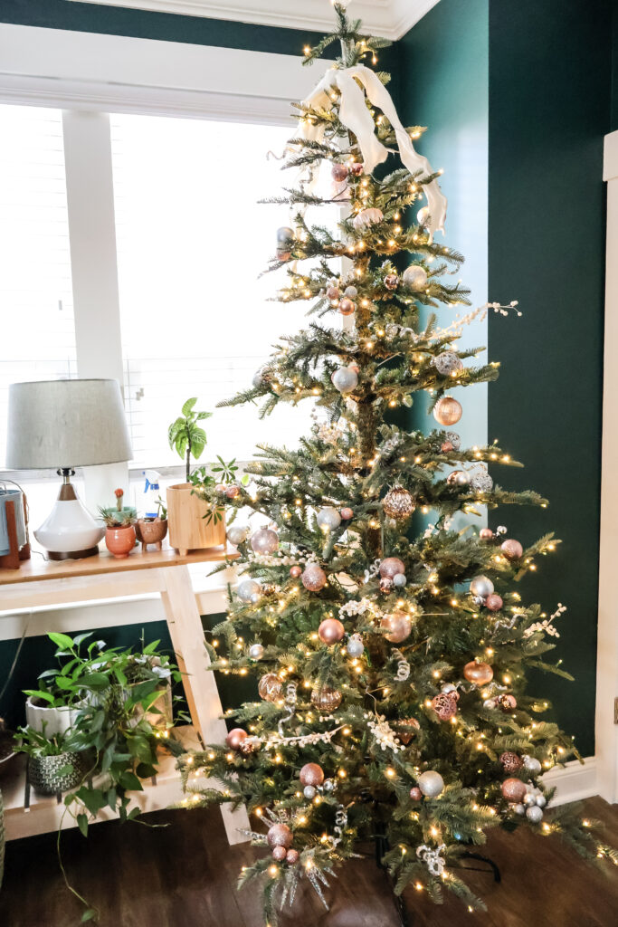 Rose Gold Christmas tree