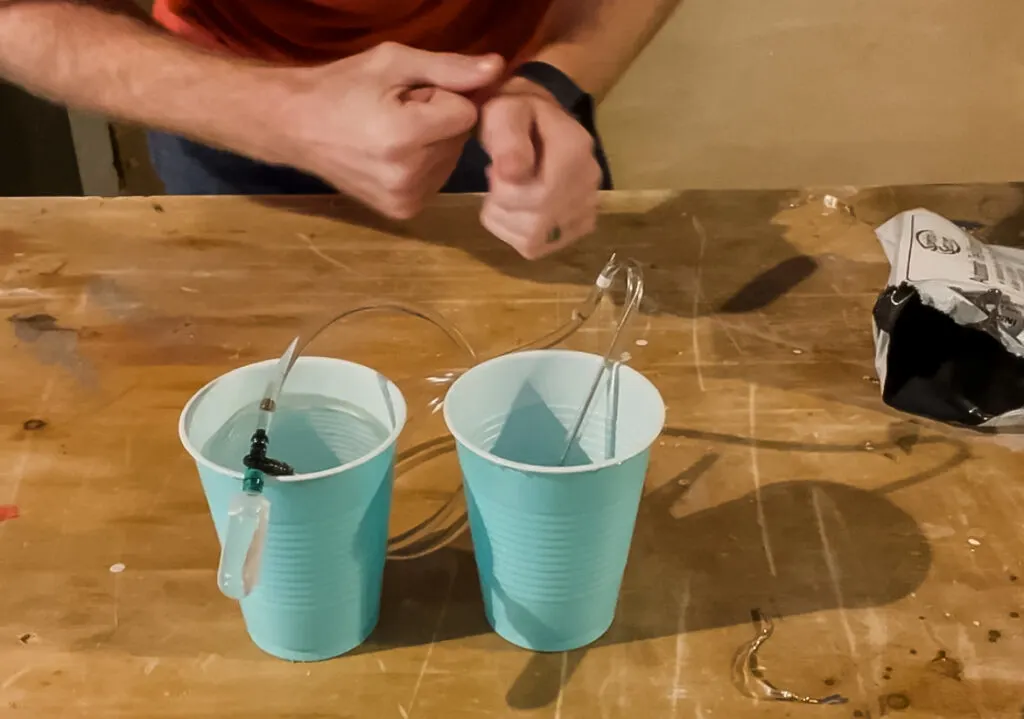 Pumps in cups