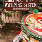 DIY automatic Christmas tree watering system - Charleston Crafted