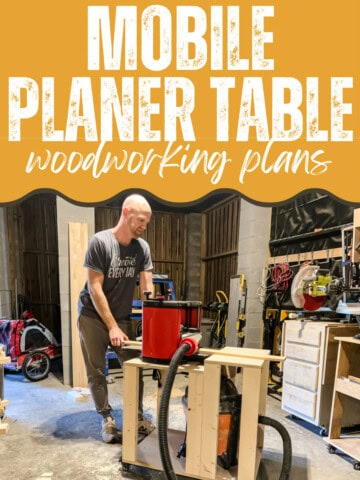 Mobile Planer Table - Charleston Crafted