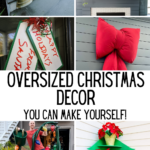 DIY oversized Christmas decorations - Charleston Crafted