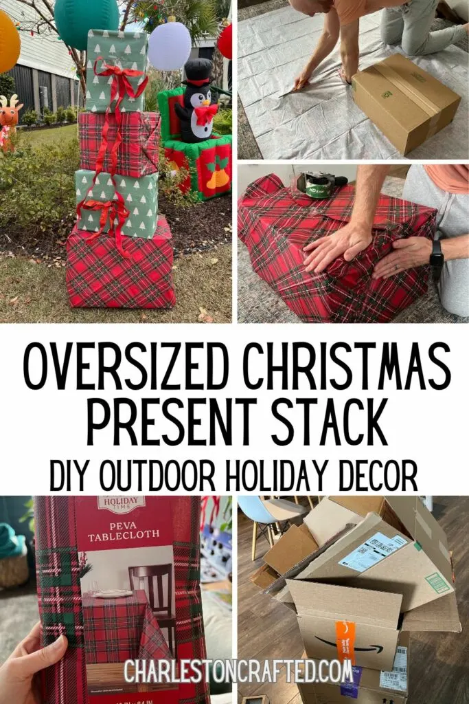 oversized christmas decor pin images