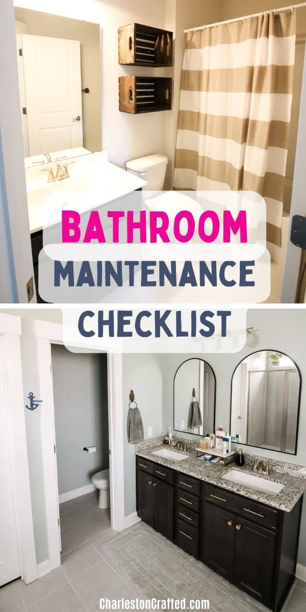 bathroom maintenance checklist