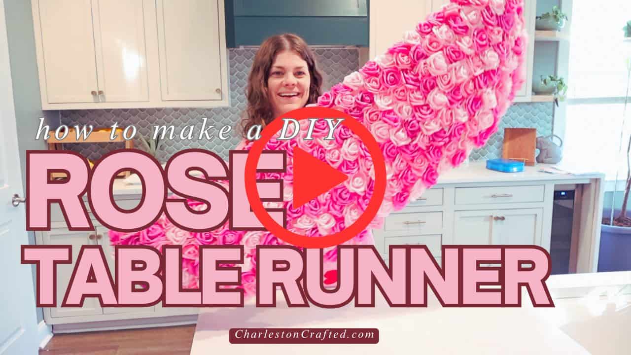 rose table runner YT thumbnail