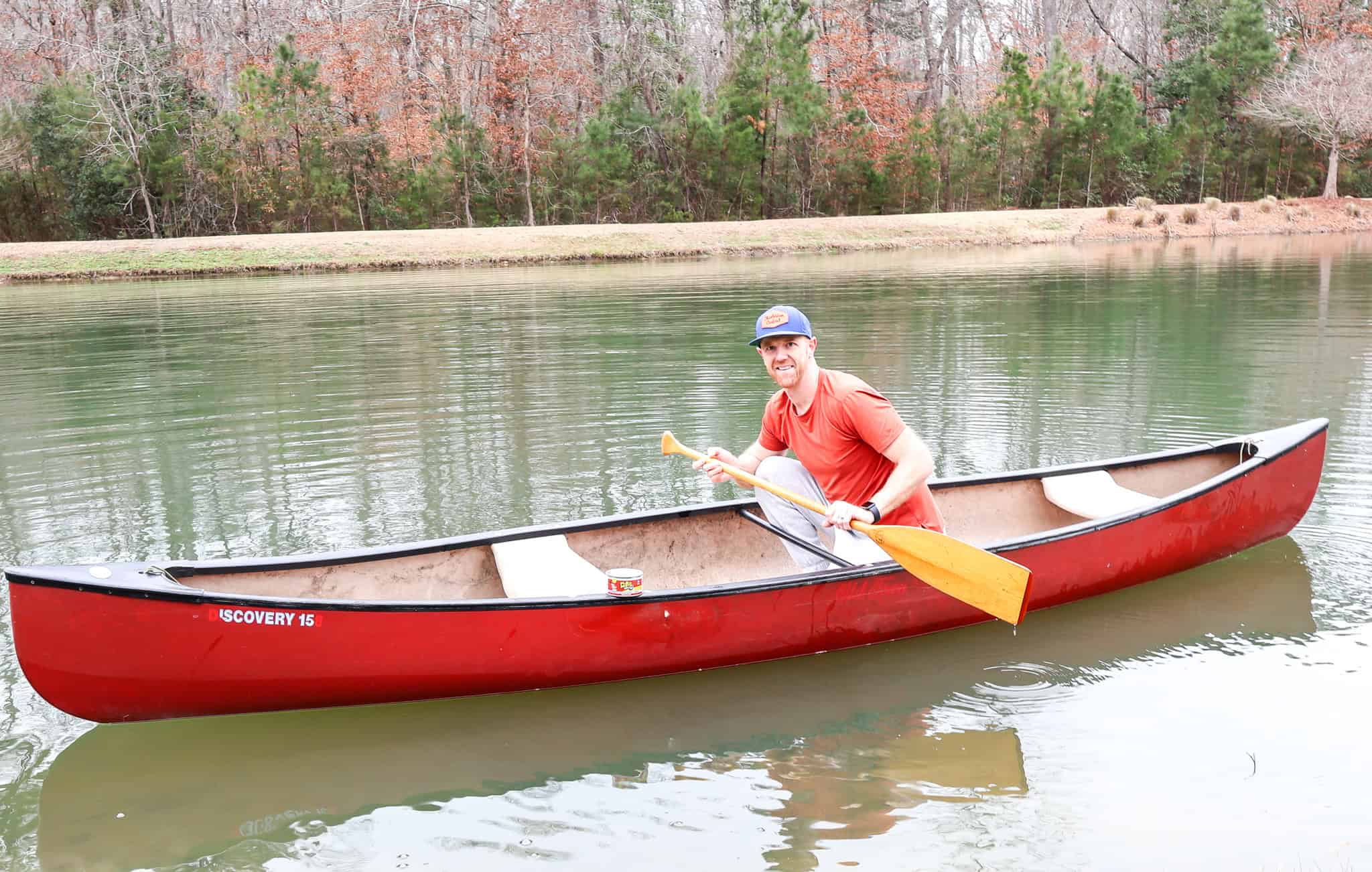 Canoe repaired with Flex Paste