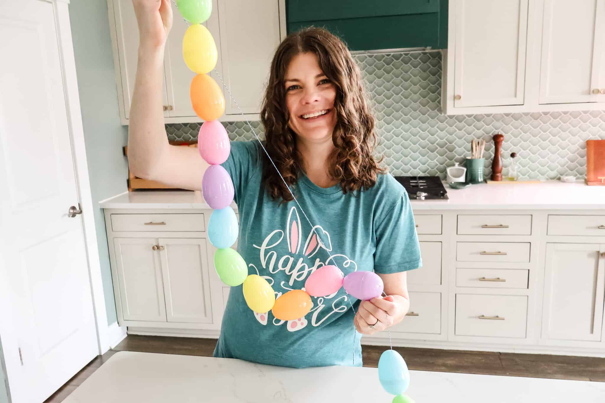 easy DIY easter egg garland