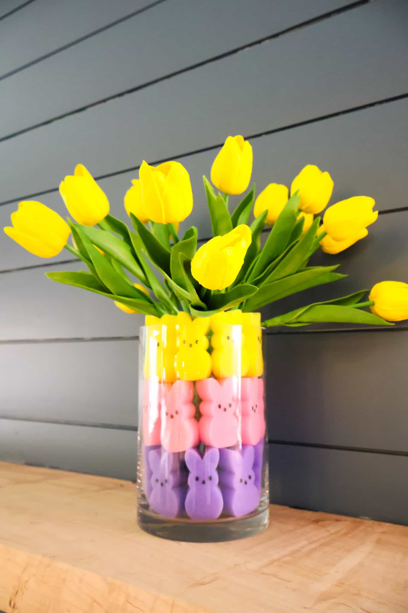 The EASIEST Easter Peeps Flower Centerpiece!