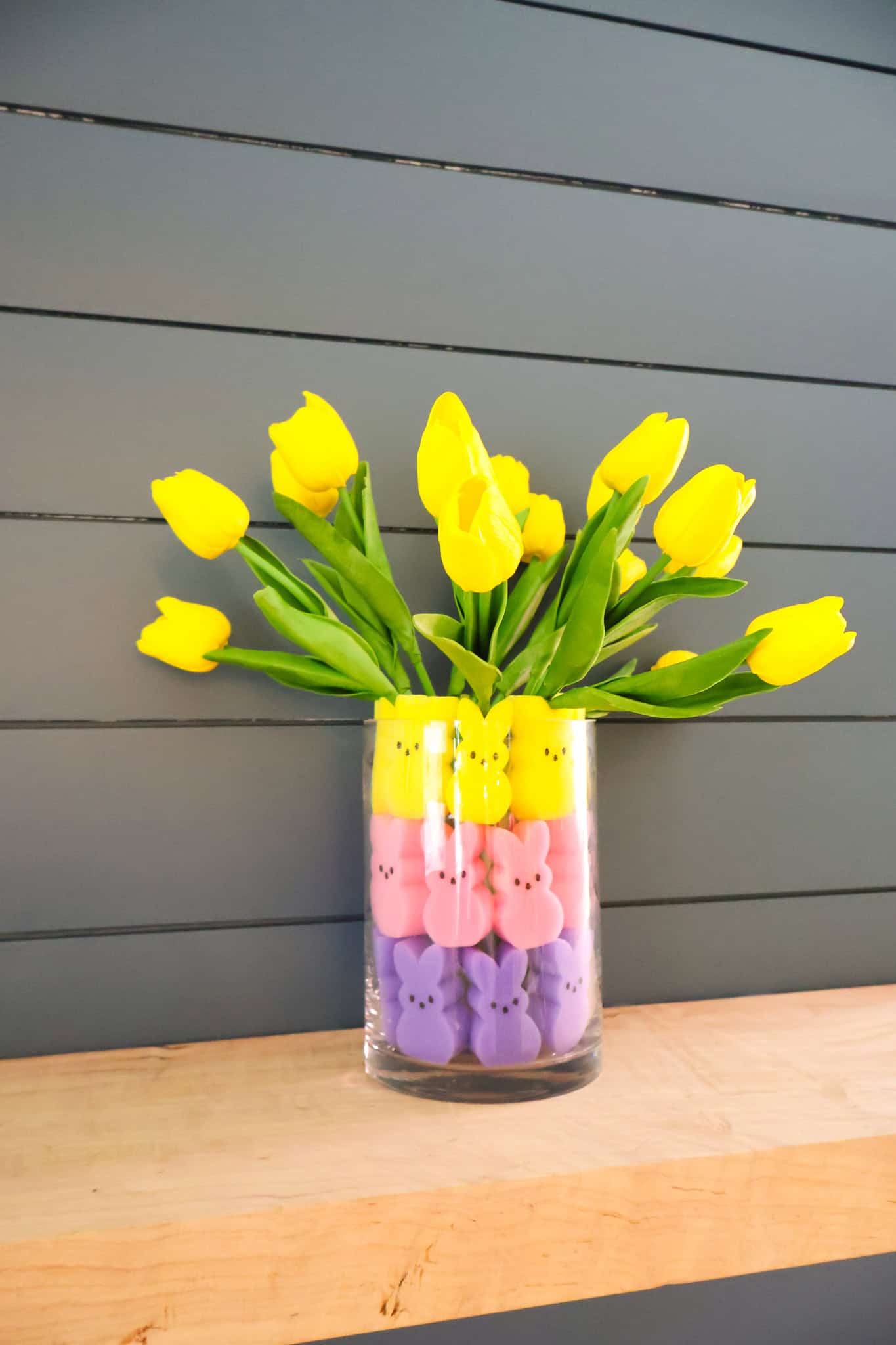 The EASIEST Easter Peeps Flower Centerpiece!