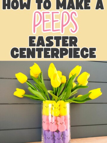 how to make an easter peeps centerpiece