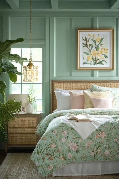 spring colors bedroom