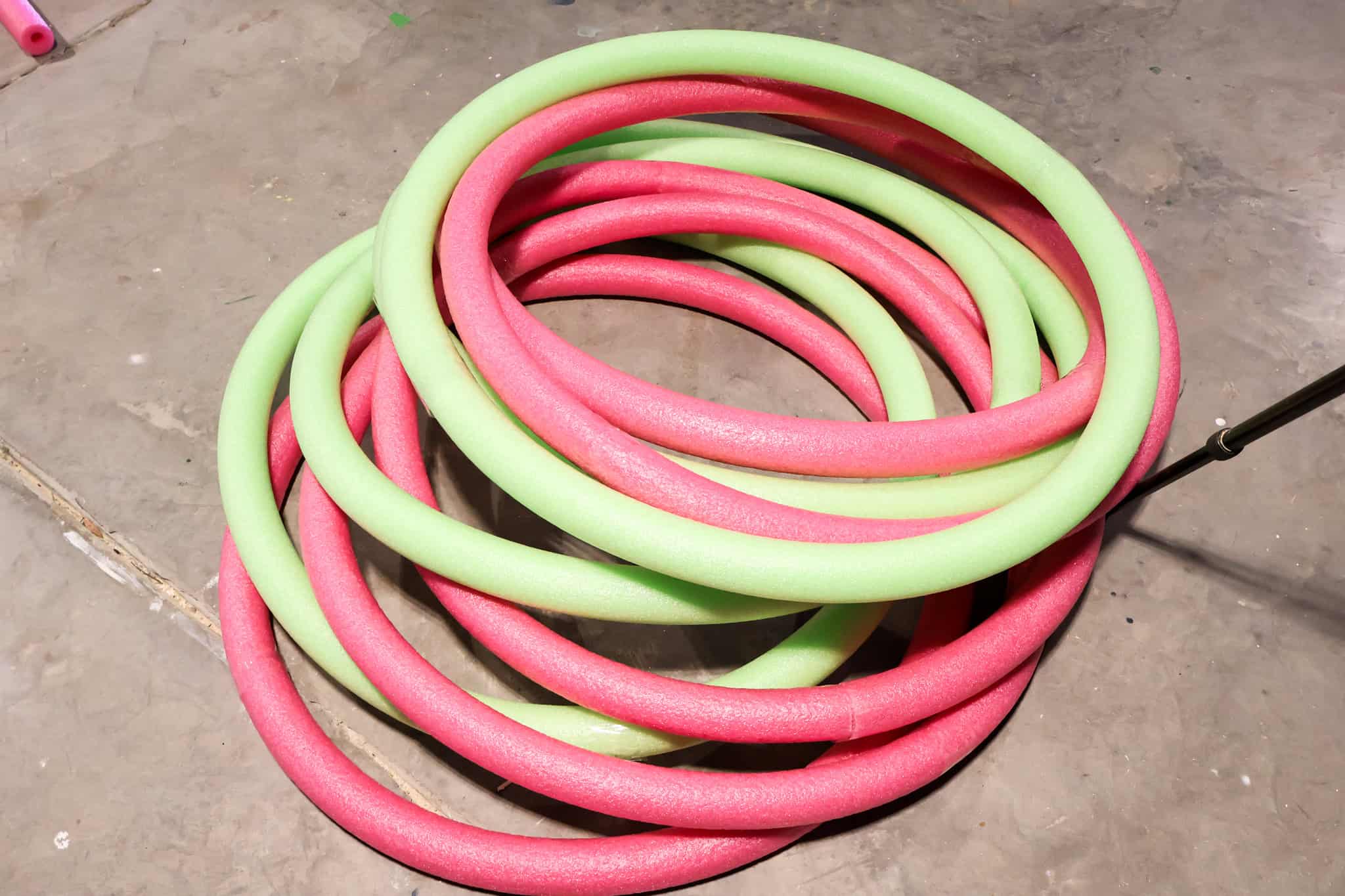 rings made from pool noodles